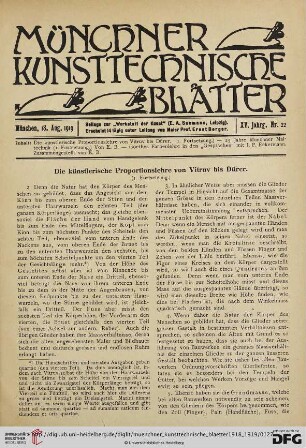 15: Die künstlerische Proportionslehre von Vitruv bis Dürer [2]