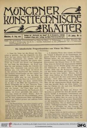 15: Die künstlerische Proportionslehre von Vitruv bis Dürer [2]