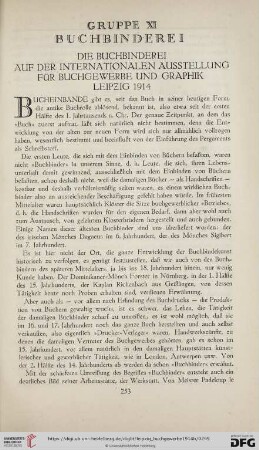 Gruppe XI Buchbinderei