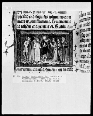 Perikopenbuch des Erzbischofs Kuno von Falkenstein: Johannes der Täufer