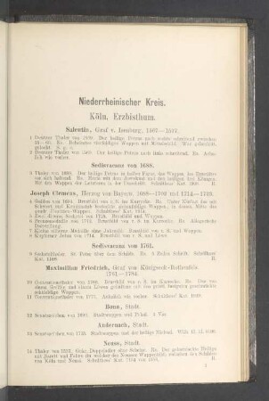 Die Reichenbach'sche Münz- und Medaillensammlung. Die Neuzeit. Sechster Theil