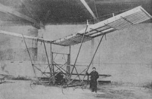 Flugapparat von Collomb : Technikgeschichte | Fliegende Menschen | Flugzeuge | Projekte und Versuche
