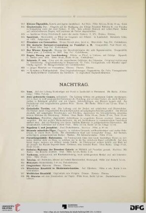 Nachtrag (Nr. 824-851)