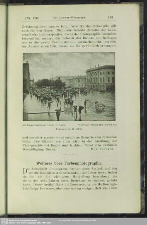 Weiteres über Farbenphotographie