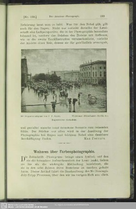 Weiteres über Farbenphotographie
