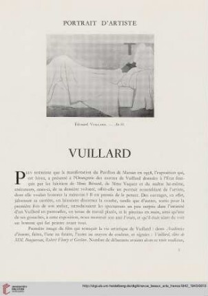 Portrait d'artistes