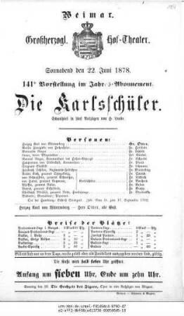 Die Karlsschüler
