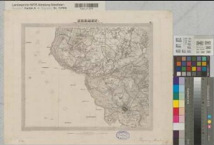 Hannover (Königreich) topographische Karte Blatt 20 Bremen 1836-1848 1 geogr. Meile = 7,3 cm 29,5 x 36,5 Stich: Carl Jättnig; C. Fischer; H. Wild; W. Brose; Wild jun. A. Papen, Premier Lieutenant B Nr. 116a