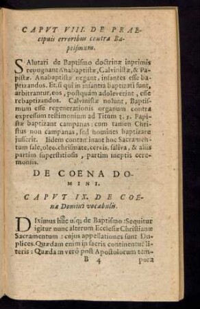 De Coena Domini.