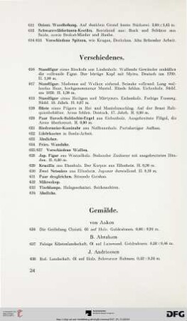 Gemälde (Nr. 636-849)