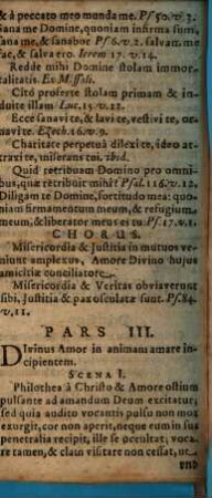 Philothea, Hoc est: Admirandus Dei Amor In Animam Hominis : A Congregatione Studiosorum Halensi B. Mariae Virginis sine Labe conceptae Ex sacris litteris per modulos Musicos exhibitus. Mense Iunio Anno 1660. = Das ist: Wunderliche Liebe Gottes gegen der Seel deß Menschen. Auß heiliger Schrifft Gesangsweiß fürgestellt In dem Brachmonat im Jahr 1660.