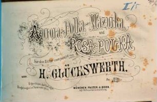 Aurora-Polka-Mazurka und Rosa-Polka : für die Zither