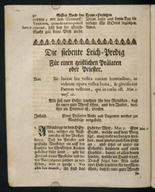 30-59, Siebente - dreyzehnte Predig