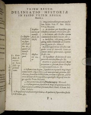 Trium Regum. Delineatio Historiæ In Festo Trium Regum.