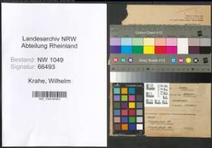 Entnazifizierung Wilhelm Krahe , geb. 28.03.1894 (Bauingenieur)