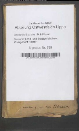 Beglaubigung von Sterbefällen der Juden.