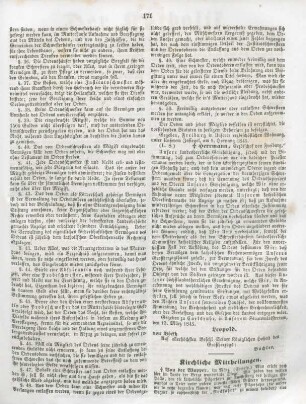 171-172 Kirchliche Mittheilungen