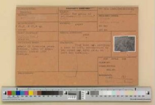 Inventar des Central Collecting Points in Wiesbaden: WIE 1845 - 1999