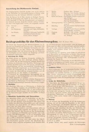 Reichsgrundsätze für den Kleinwohnungsbau