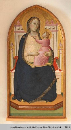 Thronende Madonna mit Kind