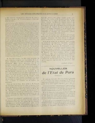 Nouvelles de l'Etat de Para