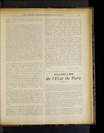 Nouvelles de l'Etat de Para