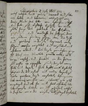 Ludwigsburg 29. Oktober 1712