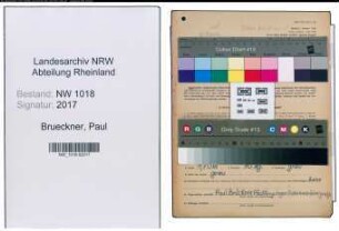 Entnazifizierung Paul Brueckner , geb. 23.06.1898 (Arbeiter)