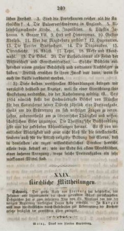 240 Kirchliche Mittheilungen