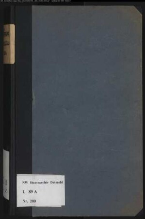 Gogerichtsregister Vogtei Langenholzhausen
