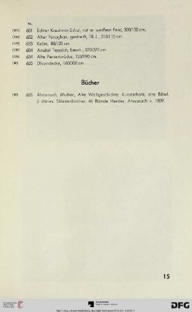 Bücher (Nr. 605)