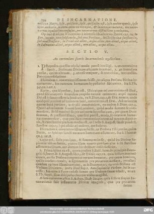 Sectio V. An conveniens fuerit Incarnationis mysterium.