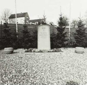 Gedenkstein "Zum ehrenden Gedenken an Albert Köhler - 1945 im KZ Sachsenhausen ermordet"