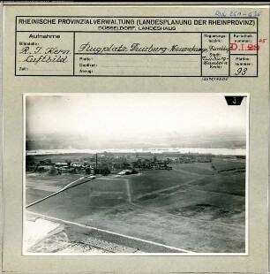 Duisburg-Neuenkamp, Flugplatz und Zeche Diergardt