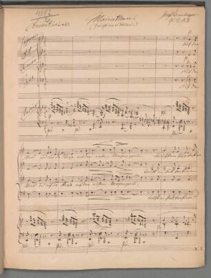 Zwei Gesänge, op. 95,2 - BSB Mus.ms. 4692#Beibd.2 : Nr.2 Maientau (L. Uhland)