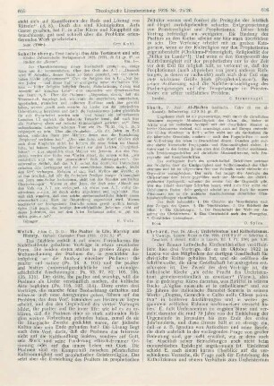 606-609 [Rezension] Ehrhard, Albert, Urchristentum und Katholizismus