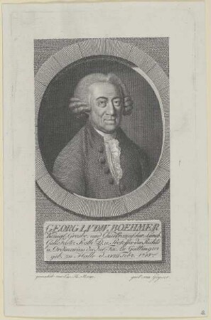 Bildnis des Georg Lvdw. Boehmer