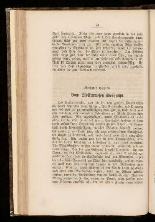 Sechstes Capitel. Vom Molkenwesen überhaupt.