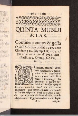 Quinta Mundi Aetas.