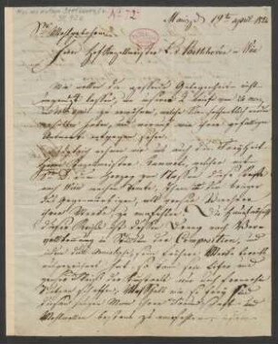 Brief an Ludwig van Beethoven : 19.04.1824