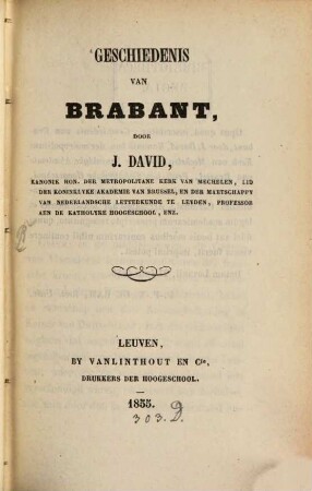 Geschiedenis van Brabant
