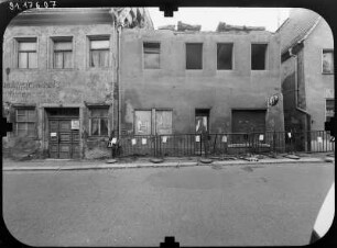 Wurzen, Domgasse 11. Wohnhaus. Straßenfront