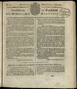 No. 49, Mittwoch den 17. Juny 1812