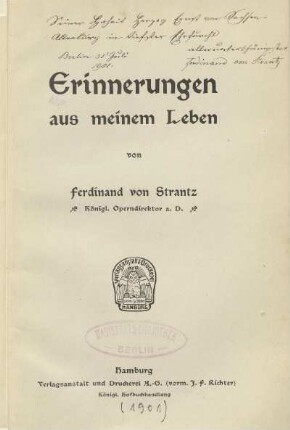 Erinnerungen aus meinem Leben