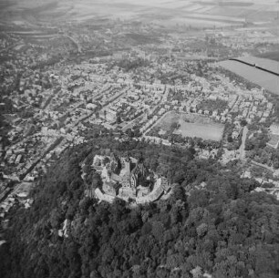 Schloss Wernigerode : Blickrichtung Nordwesten zur Stadt