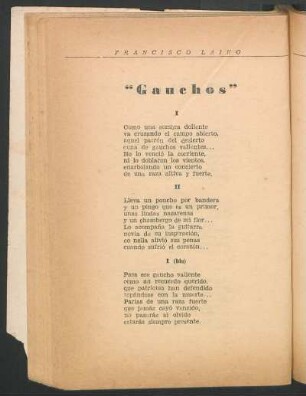 "Gauchos"