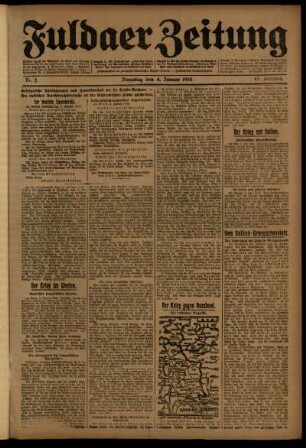 Ausgabe vom Dienstag, den 04. Januar 1916.
