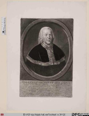 Bildnis Johann Balthasar Bernhold