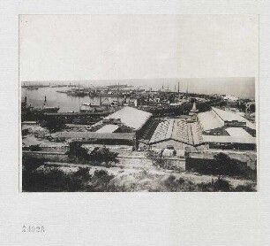 Die grosse Quarantäne-Anlage im Hafen von Odessa