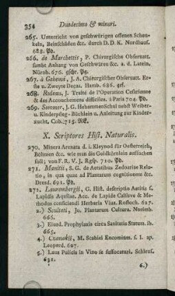 354-367, X. Scriptores Hist. Naturalis - XII. Miscellanei Medici